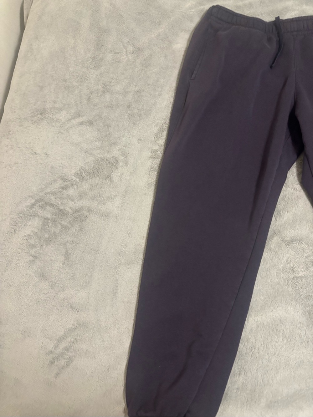 Nike Black Jogger Sweatpants with White Logo - Picture 3 of 5